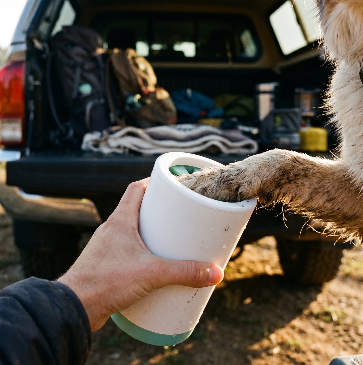 Dog Paw Cleaner Cup – Quick & Easy Muddy Paw Washer