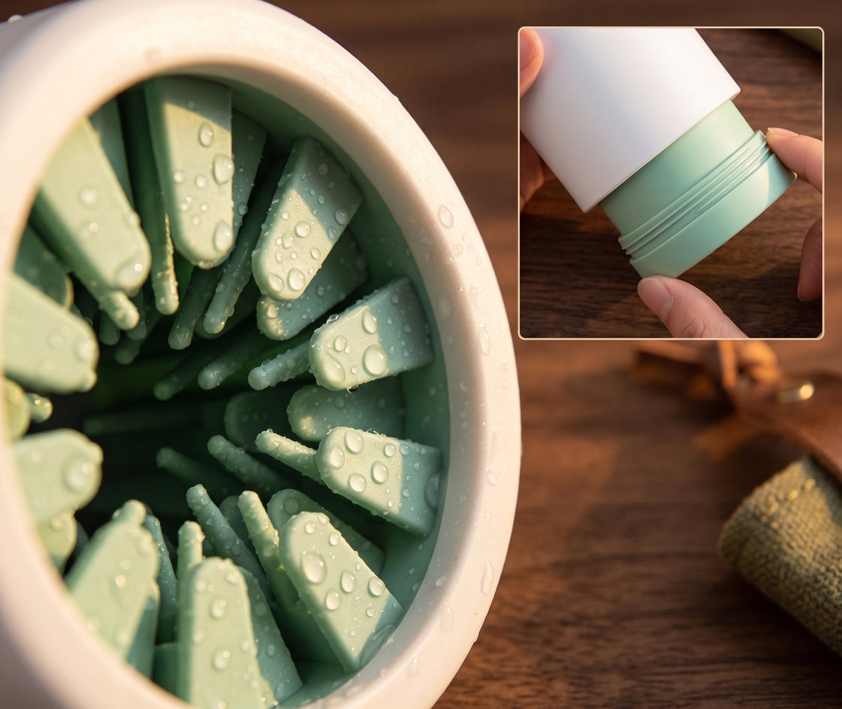 Dog Paw Cleaner Cup – Quick & Easy Muddy Paw Washer